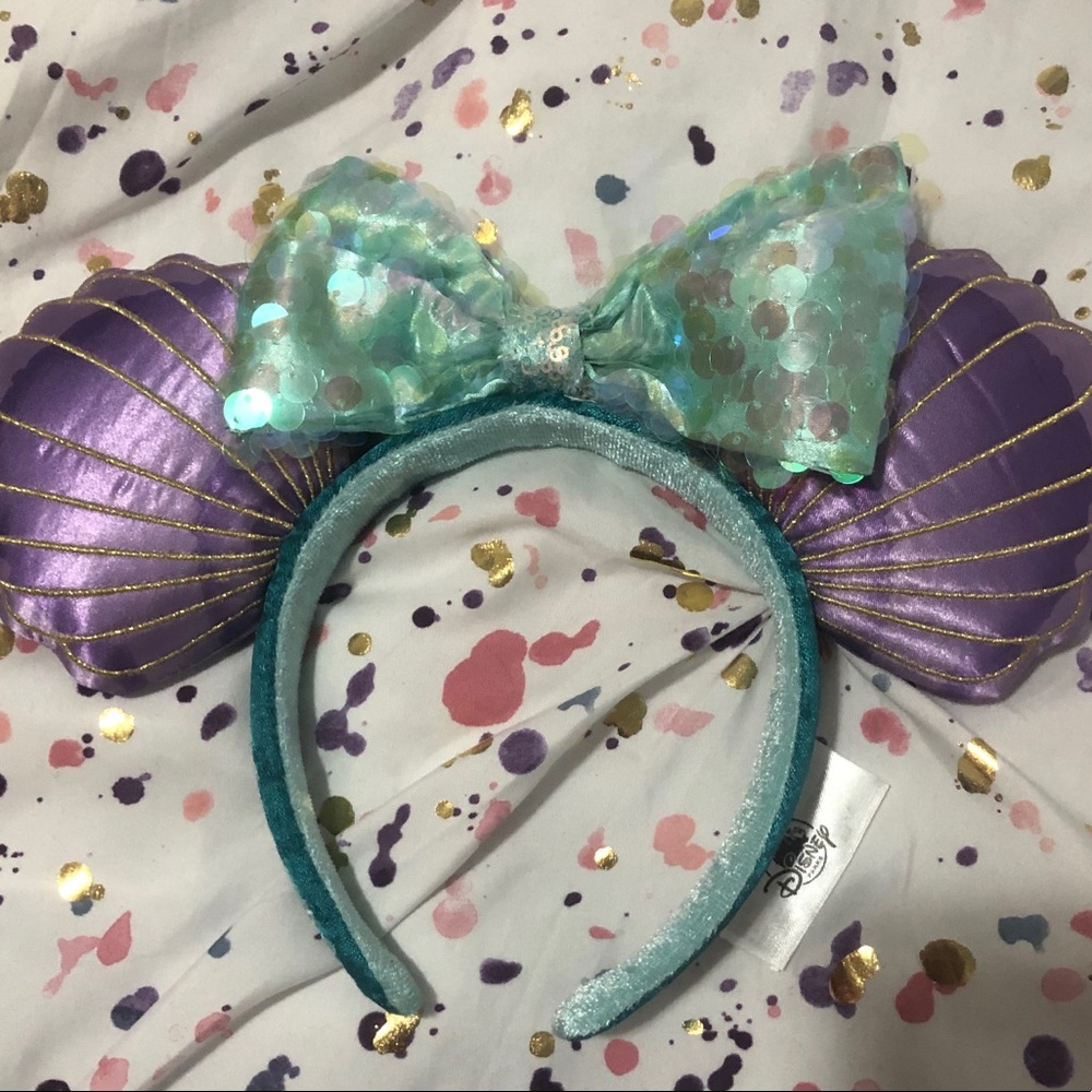 NEW✨ Disney Parks The Little Mermaid Ears … - Picture 2 of 3